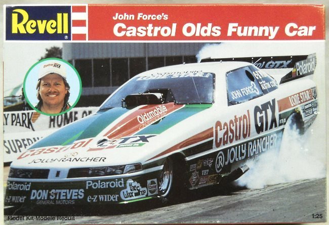 Revell 1/25 John Force Castrol Olds Funny Car, 7173 plastic model kit